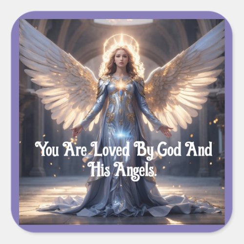 You Are Loved Square Sticker