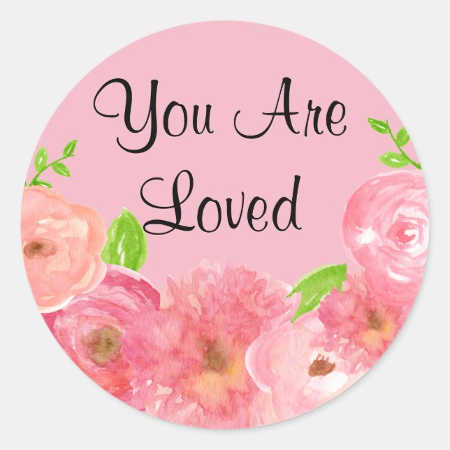 You Are Loved sticker (Front)