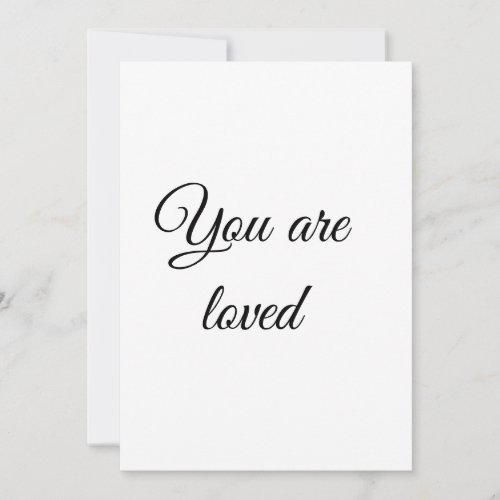 You are loved sun motivation quote mindful blessed holiday card