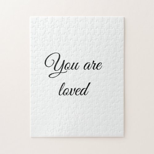 You are loved sun motivation quote mindful blessed jigsaw puzzle