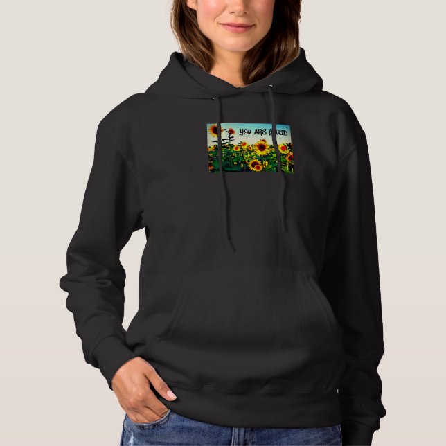 You are loved Sunflowers Hoodie (Front)