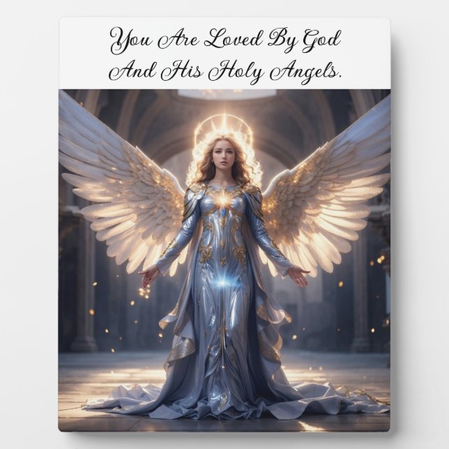 You Are Loved Tabletop Plaque with Easel (Front)