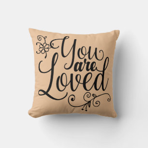 You Are Loved Throw Pillow