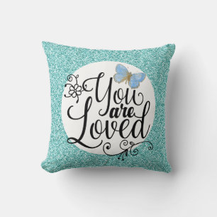 You Are Loved Throw Pillow
