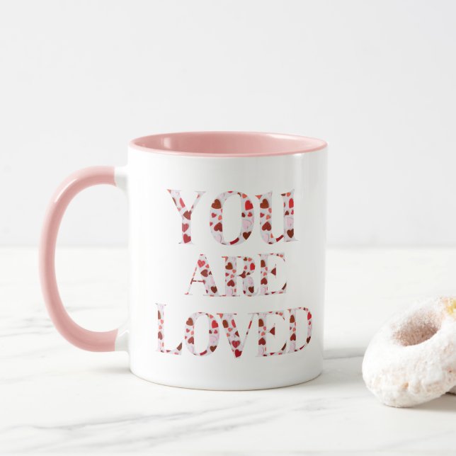You are loved V2  Mug (With Donut)
