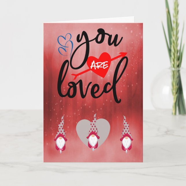 You Are Loved Valentines Day Card (Front)