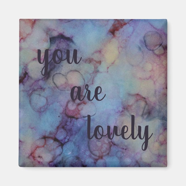 you are lovely magnet (Front)