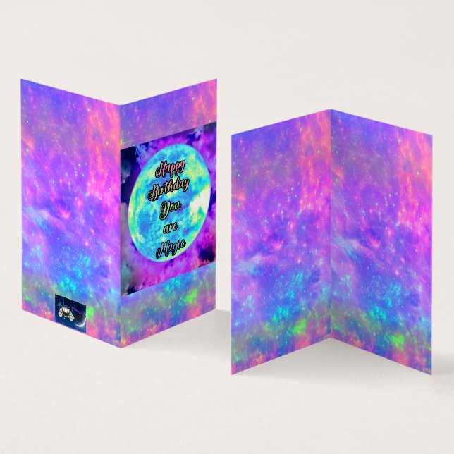 You are Magic custom Birthday card set of 25 (Inside and Outside)