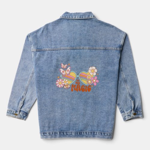 You are magic Scare Inspirational Quote  Denim Jacket