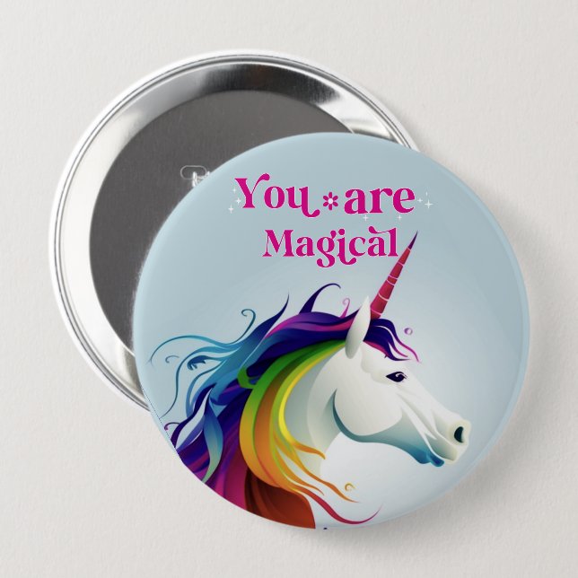 You are magical   button (Front & Back)