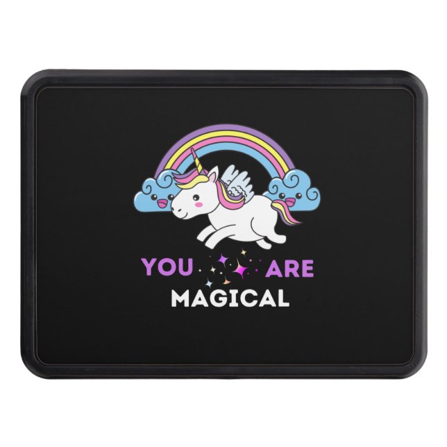 You Are Magical Unicorn Kids   Hitch Cover (Front)