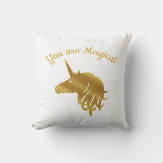 You are Magical Unicorn Pillow (Front)