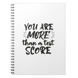 YOU ARE MORE THAN A TEST SCORE NOTEBOOK