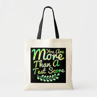 You Are More Than A Test Score Tie Dye Teacher Tote Bag