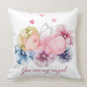 You are My Angel Pillow/ You Must Be an Angel Throw Pillow