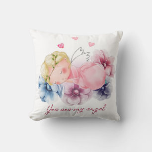 You Are My Angel Throw Pillow