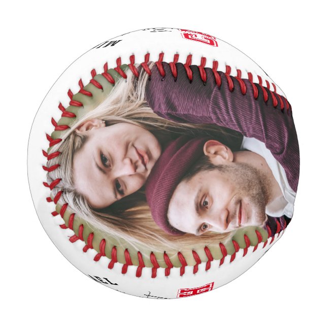 You Are My Best Catch' Boyfriend Couple Photo Baseball