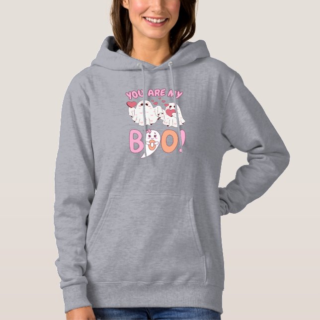 You Are My Boo, Cute Couple Ghost Love Hoodie (Front)
