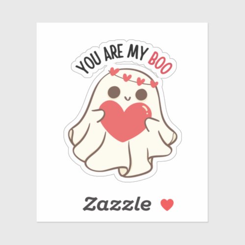 You are my boo love sticker funny love Sticker 