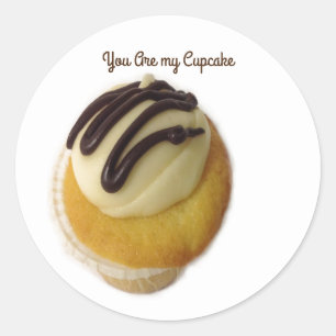 You Are My Cupcake Classic Round Sticker