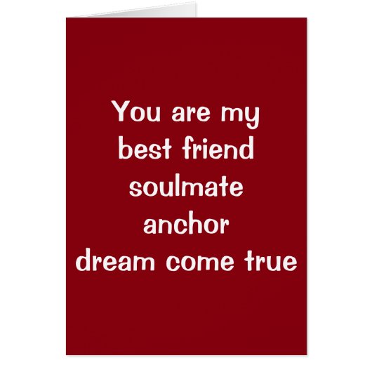 **YOU ARE MY DREAM COME TRUE** "MARRY ME?" (Front)