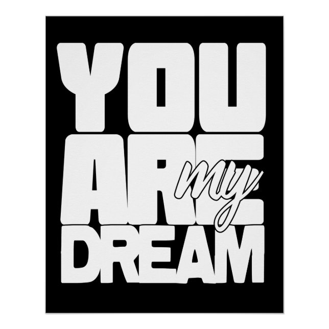 You are my dream poster (Front)