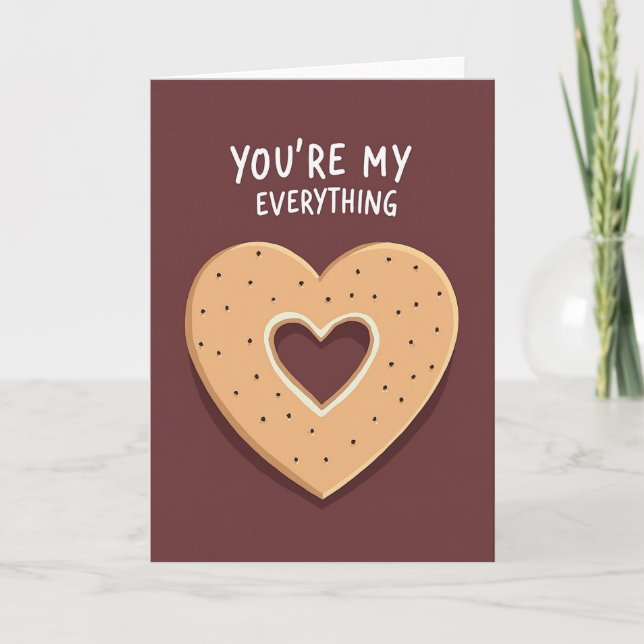You Are My Everything Love Cookie Card (Front)