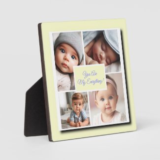 You Are My Everything Photo Collage on Yellow