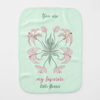 You are my favorite flower Baby Bib