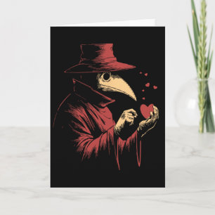 You Are My Favorite Infection Gothic Plague Doctor Card