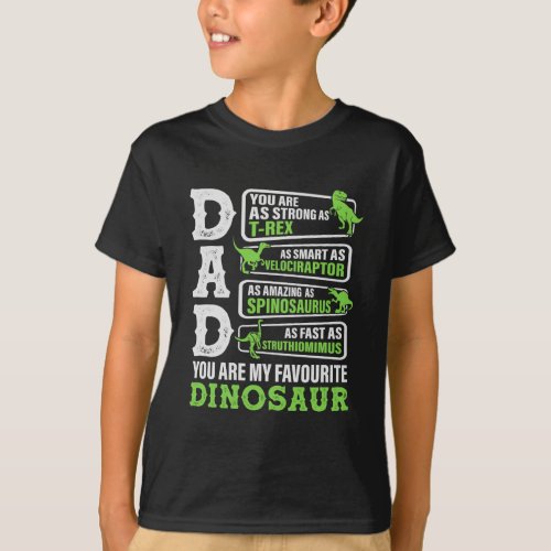 You Are My Favourite Dinosaur T_Shirt