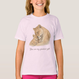 You Are My Greatest Gift – Lioness and Cub Illustr T-Shirt