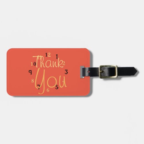 You are my Happy Place Thank You Luggage Tag