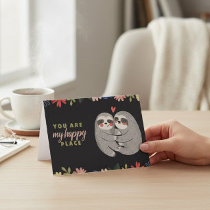 You Are My Happy Place Valentine's Day Card