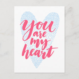 You Are My Heart Postcard