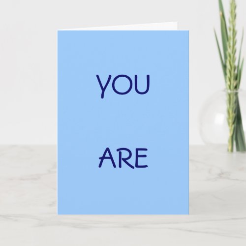 You Are My HERO Thank You Card