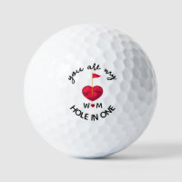 You Are My Hole in One Custom Initials Romantic