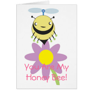 You Are My Honey Bee Love Card