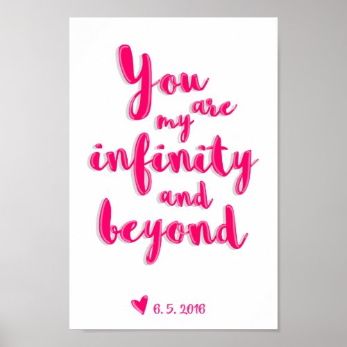 You Are My Infinity and Beyond Poster