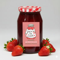 YOU ARE MY JAM Strawberry Custom Homemade Crafts