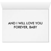 "YOU" ARE MY KID - LOVE YOU FOREVER BABY (Inside Horizontal (Bottom))