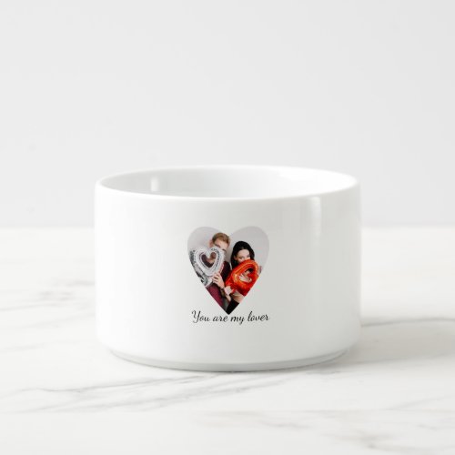 You Are My Lover – Romantic Heart Design Bowl