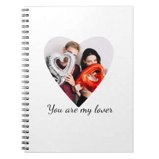 You Are My Lover – Romantic Heart Design Notebook