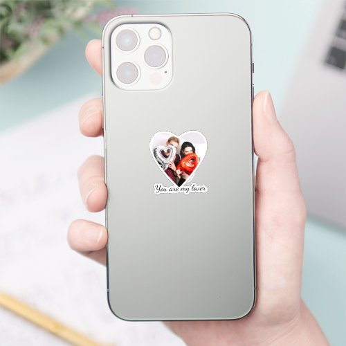 You Are My Lover – Romantic Heart Design Sticker