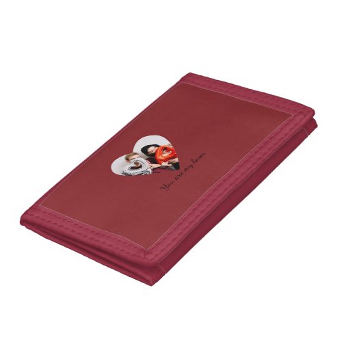 You Are My Lover – Romantic Heart Design Trifold Wallet