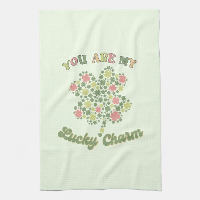 You Are My Lucky Charm Kitchen Towel (Vertical)