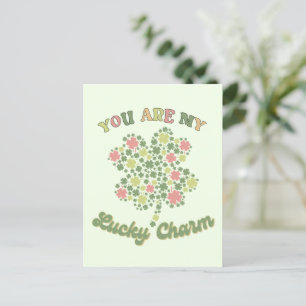You Are My Lucky Charm Postcard