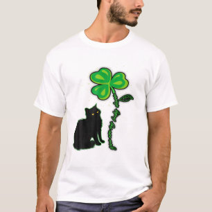 You Are My Lucky Charm St. Patrick's Day Black Cat T-Shirt