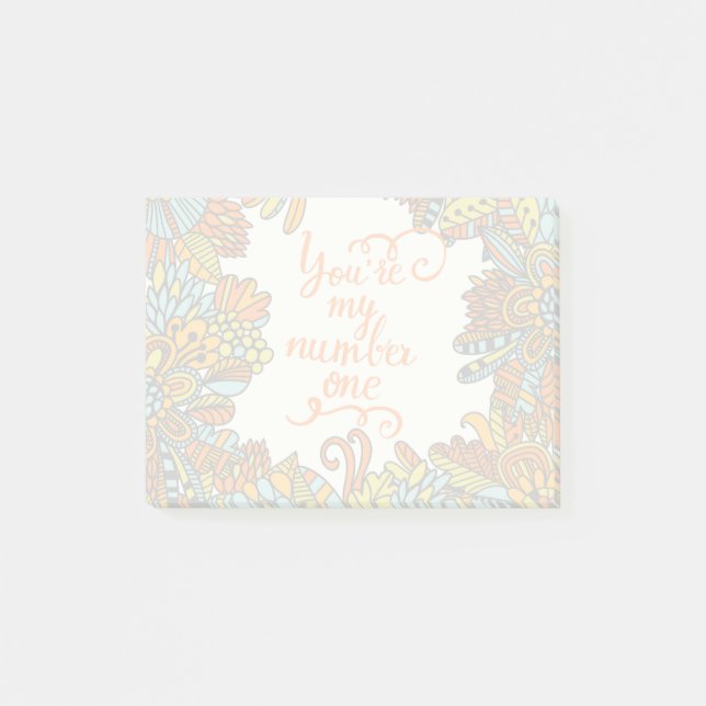 You Are My Number One Post-it Notes (Front)