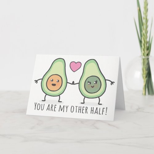 You Are My Other Half Holiday Card